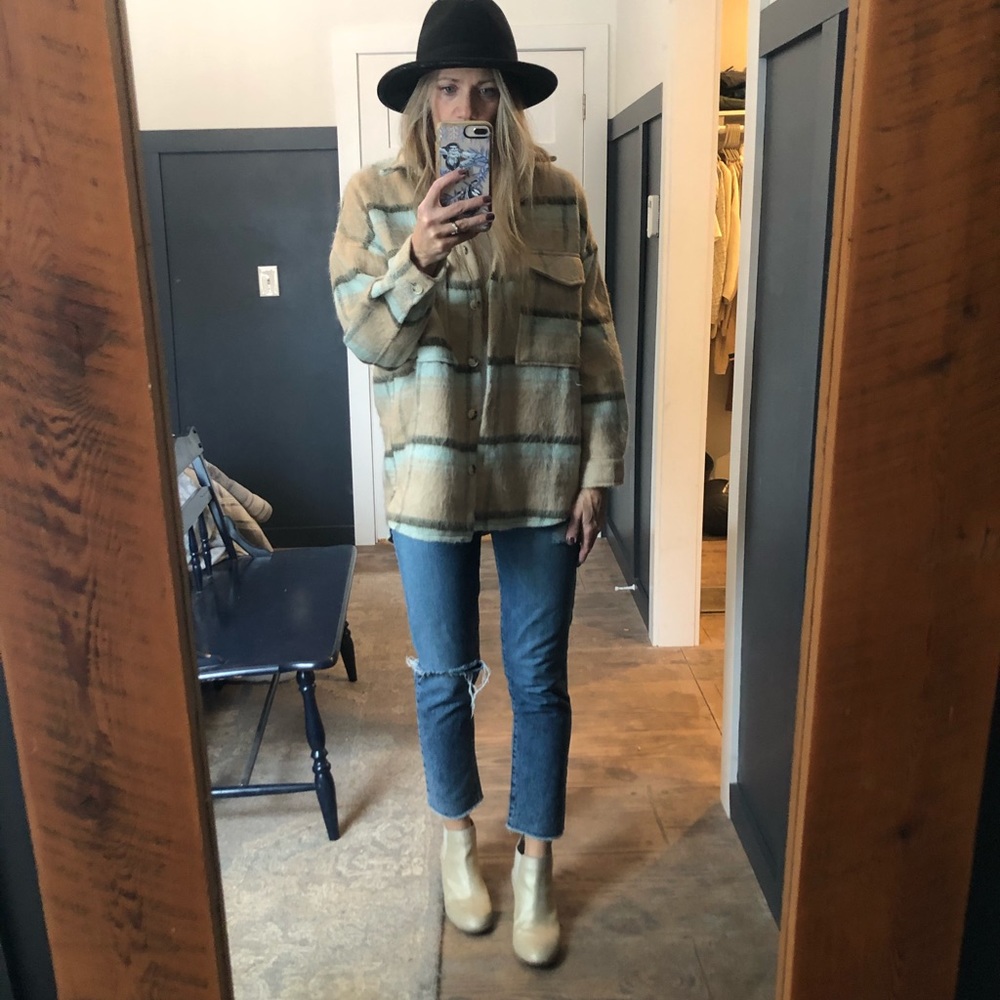Glik’s Plaid Shacket size small